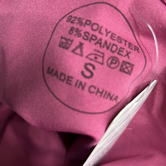 🆕Lydaa Athletic Jacket & Short Set Rose & White W/Pockets & Stripes S,M,L & XL - Picture 9 of 10